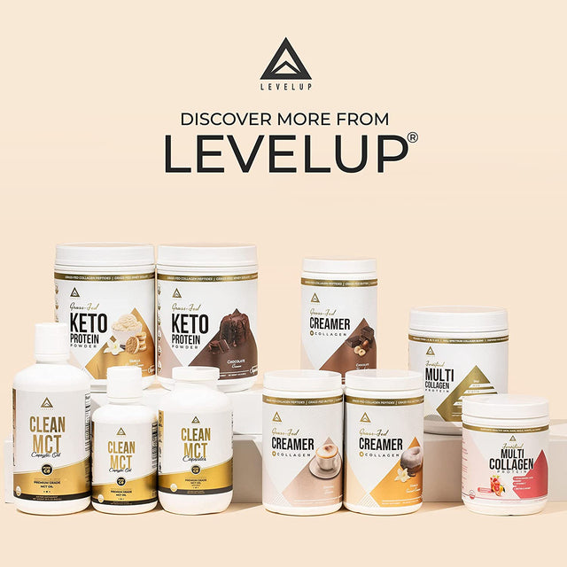 𝗪𝗜𝗡𝗡𝗘𝗥 - 𝗕𝗘𝗦𝗧 𝗞𝗘𝗧𝗢 𝗣𝗥𝗢𝗧𝗘𝗜𝗡 Grass-Fed Collagen Protein Powder, C8 MCT Oil, Whey Protein Isolate, Irish Butter, Ketogenic Protein Shake Supplement (Vanilla Sweet Cream)