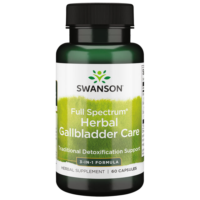 Swanson Full Spectrum Herbal Gallbladder Care 60 Capsules