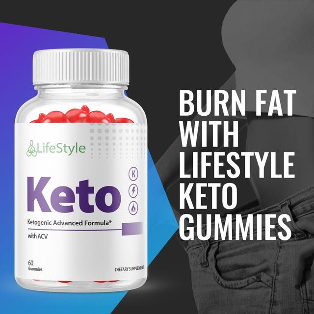 (3 Pack) Lifestyle Keto ACV Gummies - Supplement for Weight Loss - Energy & Focus Boosting Dietary Supplements for Weight Management & Metabolism - Fat Burn - 180 Gummies