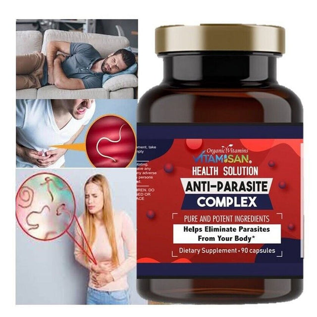 Parasite Cleanse DETOX Liver Colon Yeast Blood Support COLON CLEANSER 90 Capsule