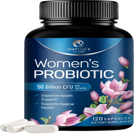 Probiotics for Women with 50 Billion CFU - Multi Strains Womens Probiotic with Acidophilus for Daily Digestive, Vaginal & Urinary Health Support, Immune Support, Shelf Stable - 120 Capsules