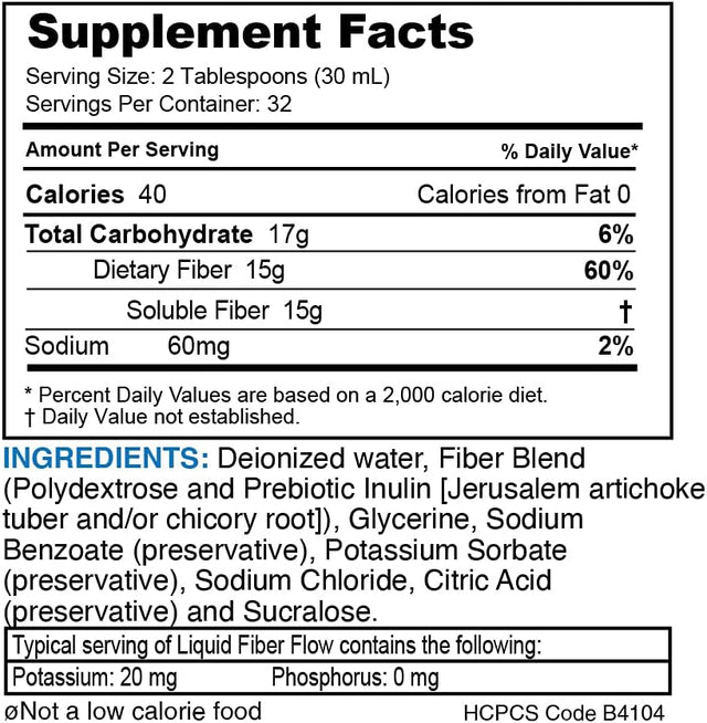 Liquid Fiber for Kids - Kids Fiber Supplement, Sugar-Free Prebiotic Fiber Supplement, Fiber Drink Mix, Natural Bowel Regularity Drink for Healthy Intestinal Balance, Nutritional Designs, 32 Oz