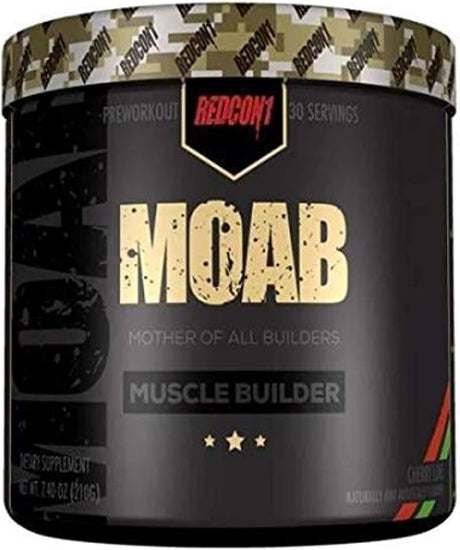 Redcon1 - Moab - Muscle Builder, 30 Servings, Lean Gains, Faster Recovery (Cherry Lime)