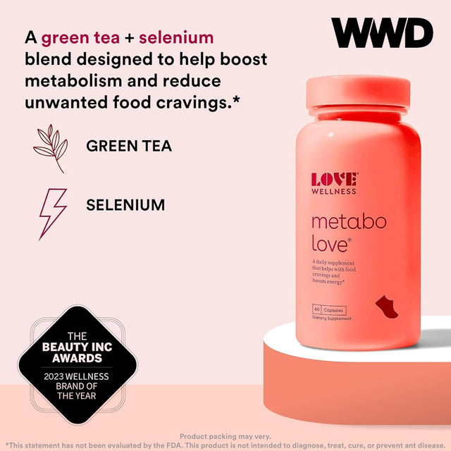 Love Wellness Bye Bye Bloat, Sparkle Fiber, Metabolove | Digestive Enzymes, Metabolism Booster & Bloating Relief for Women | Supports Regularity, Weight Management, Gas Relief & Water Retention