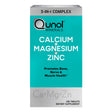 Qunol Magnesium (180 Count) 3 in 1 Capsules with Calcium, Zinc, and Magnesium, Bone, Nerve, and Muscle Health Supplement