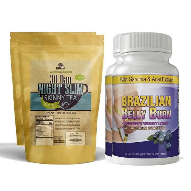 Night Slim Skinny Tea and Brazilian Belly Burn Combo Pack