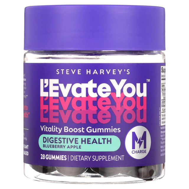 L'Evate You Vitality Boost Gummy - Dietary Supplement - Digestive Health - 28 Count