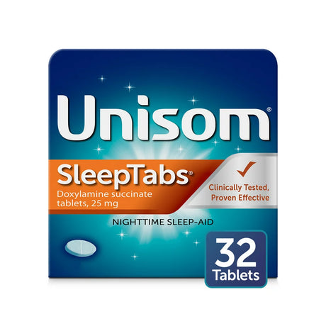 Unisom Sleeptabs Tablets (32 Ct), Sleep-Aid, Doxylamine Succinate