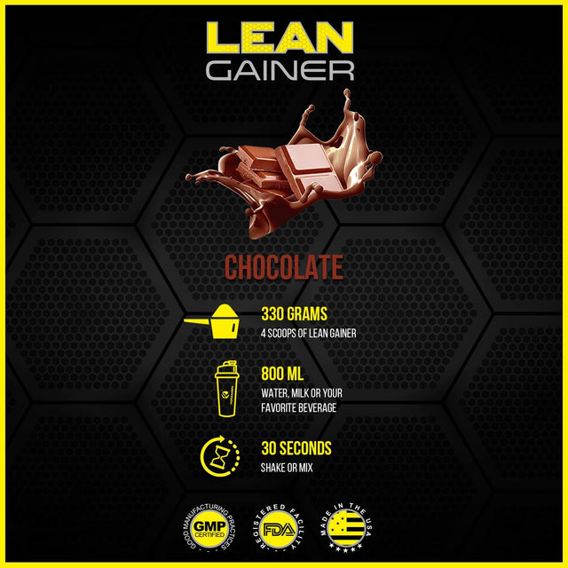 FORZAGEN Lean Muscle Mass Gainer Protein Powder Chocolate Flavored, High Calorie Protein Powder Mass Weight Gainer for Men & Women, Proteinas Para Aumentar Masa Muscular Para Hombre Y Mujer, 12 Pounds