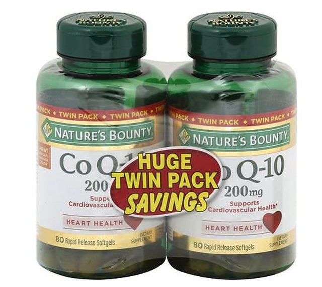 Nature'S Bounty Co Q-10 Extra Strength 200 Mg Softgels 80 Ea (Pack of 2)