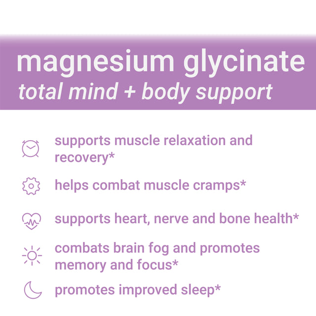 Magnesium Glycinate 1000Mg - Magnesium Glycinate Capsules - Chelated Magnesium - Luma Nutrition