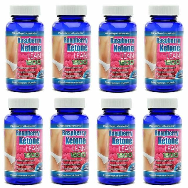 Maritzmayer Raspberry Ketone Lean Advanced Weight Loss Supplement 60 Capsules 8X