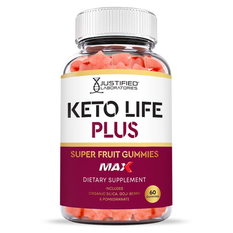 (2 Pack) Keto Life plus Keto Max Gummies Dietary Supplement 120 Gummys