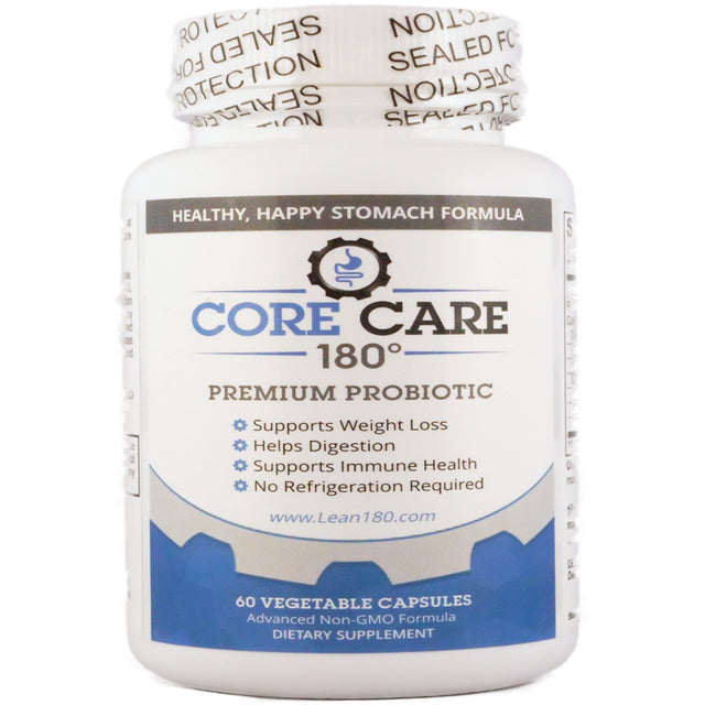 Core Care 180 | Best Probiotics for Weight Loss | Gut Health for Men and Women | All Natural Diet Supplement | Helps Digestion | Reduces Bloating Constipation Gas (30 Day Supply)