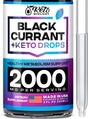 Black Currant Extract + Keto Diet Drops - Made in USA - Appetite Suppressant - Natural Keto Liquid - Keto Weight Loss