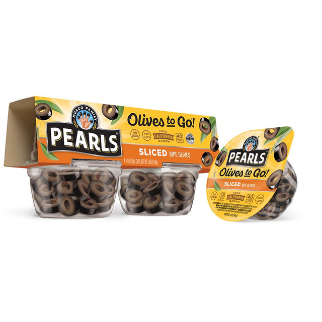 (3 Pack) Pearlsâ® Sliced California Ripe Olives 4-1.4 Oz. Cup