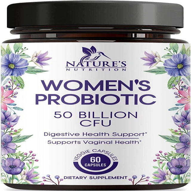 Probiotics for Women 50 Billion CFU with Feminine & Vaginal Strains - 60 Capsules