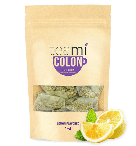 Teami® Colon Cleanse Detox Tea - 15 Tea Bags, 30 Day Supply - Helps with Belly Fat - All Natural Detox Detox Tea for Body Cleanse (Lemon)