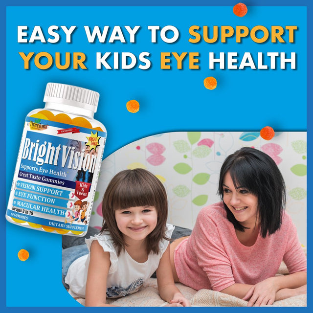 Brightvision Eye Vitamins Supplements Lutein Gummies Kids for Eye Vision Health Care Additive-Free Chewable Lutein Gummy