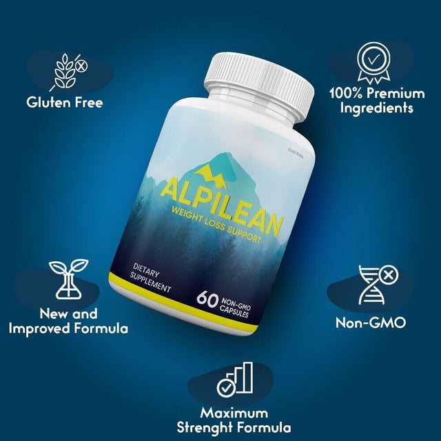 Alpilean Pills Advanced Formula Supplement Maximum Strength (3 Pack - 60 Capsule)