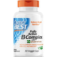 Doctor'S Best Fully Active B Complex, Non-Gmo, Gluten Free, Vegan, Soy Free, Supports Energy Production, 30 Veggie Caps