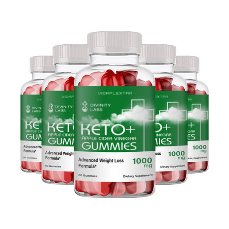 Divinitylabs Keto - Divinity Labs Keto Apple Cider Vinegar Gummies for Weight Loss (5 Pack)