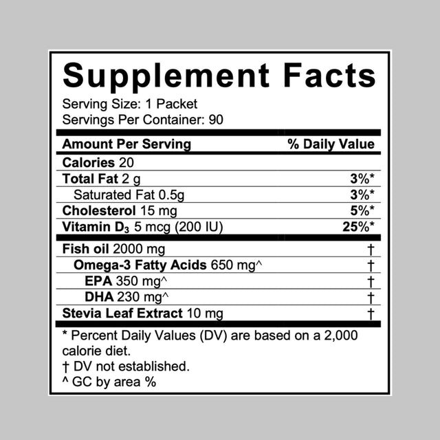 Coromega, Kids Omega-3 + Vitamin D, Tropical 30Ct