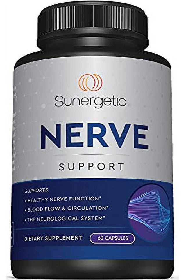 Premium Nerve Support Supplement Â€“ with Alpha Lipoic Acid (ALA) 600 Mg, Acetyl-L-Carnitine (ALC) & Benfotiamine - Nerve Support Formula for Healthy Circulation, Feet, Hands & Toes - 60 Capsules