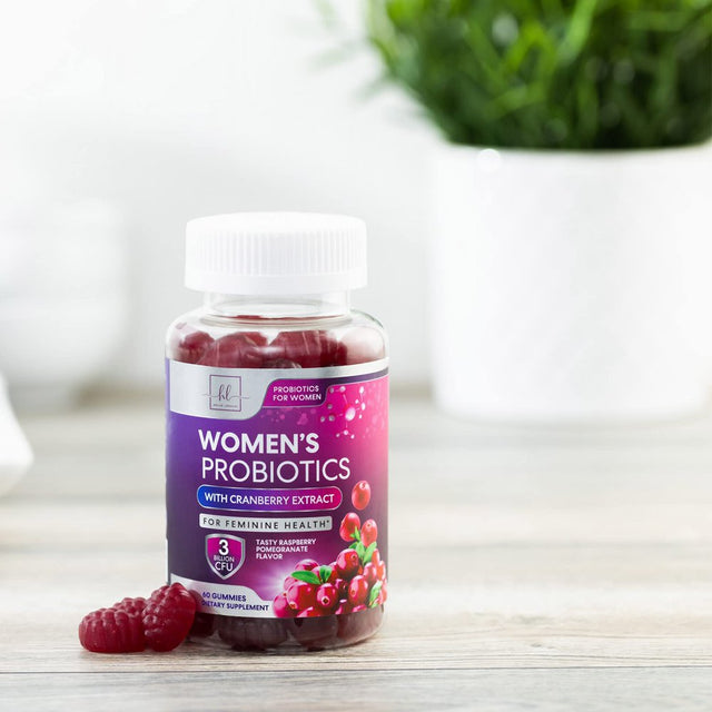 Hello Lovely! Probiotics for Women - Multi Strain Womens Probiotic Gummy W/Cranberry for Vaginal, Digestive, Ph & Immune Health Support, 3 Billion CFU Prebiotic & Probiotic Supplement - 60 Gummies