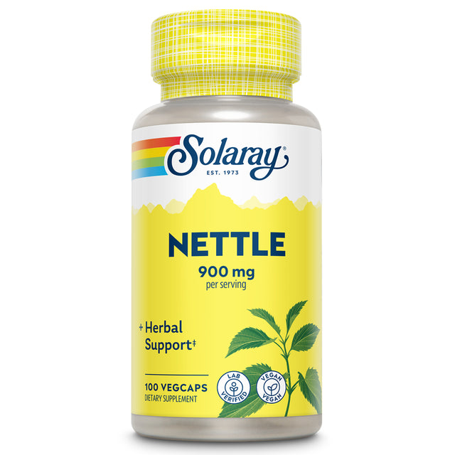 Solaray Nettle Leaves Supplement, 450 Mg | 100 Count