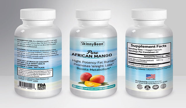 Skinny Bean PURE AFRICAN MANGO Diet Pills