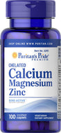 Puritan'S Pride Chelated Calcium Magnesium Zinc 100 Caplets