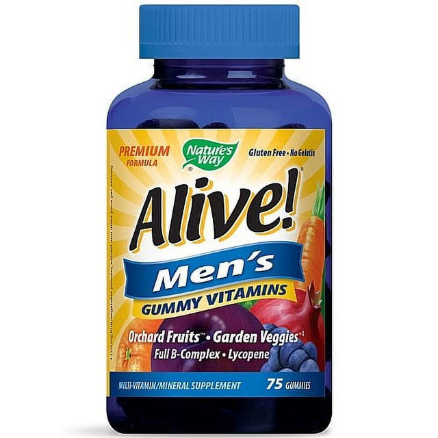 Nature'S Way Alive! Mens Gummy Vitamins, 75 Ct