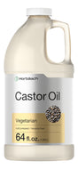 Castor Oil 64Oz | for Hair, Eyelashes & Eyebrows | Vegetarian | by Horbaach