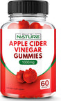 Apple Cider Vinegar Gummies 1000Mg - Vitamin B12, Beetroot, Pomegranate, Natural Digestion, Detox, Weight Management & Immune Health - Raw ACV with the Mother, Vegan, Non-Gmo, Gluten-Free, 60 Gummies