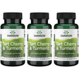 Swanson Tart Cherry & Turmeric - Features Hiactives Tart Cherry 3 Pack