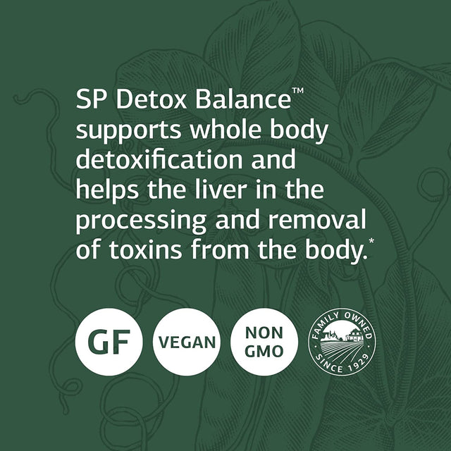 Standard Process SP Detox Balance - Whole-Food Detox Cleanse with Magnesium, Iron, Creatine, Milk Thistle, Protein, Calcium, Potassium, Choline, Arginine - Vegan, Gluten Free - 10-Day Program Kit