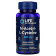 Life Extension N-Acetyl L-Cysteine 600Mg - Powerful Antioxidant NAC Supplement Pills for Liver Health and Healthy Glutathione Levels Support - Gluten Free, Non-Gmo, Vegetarian - 60 Capsules