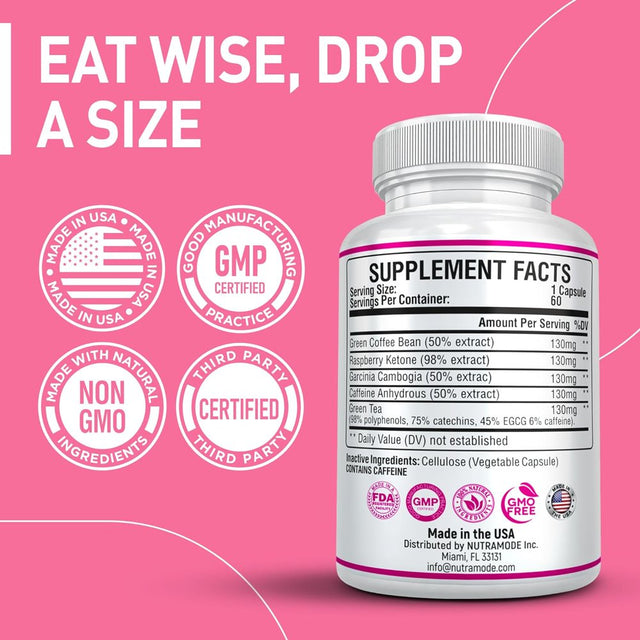 Natural Weight Loss Pills for Women-Best Diet Pills That Work Fast for Women-Appetite Suppressant-Thermogenic Belly Fat Burner-Carb Blocker-Metabolism Booster Energy Pills-Weight Loss Supplements - 60