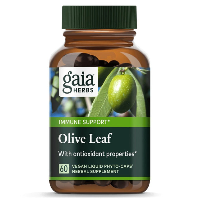 Gaia Herbs Single Herbs Olive Leaf -- 60 Vegetarian Liquid Phyto-Caps