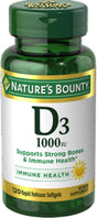 Nature'S Bounty Vitamin D3 1000 IU Immune Health, 120 Softgels (Pack of 4)