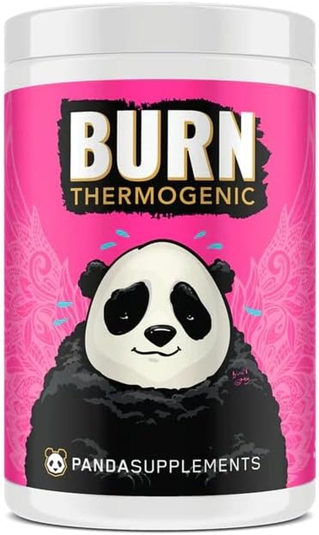 Panda Burn Thermo Fat Burning Powder - 25 Serving, Focus, Appetite Suppressant, Sustainable Energy, Metabolism Booster (Pink Lemonade)