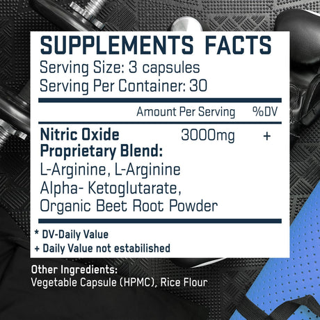 L Arginine 3,150Mg (180 Tablets) L-Arginine Supplement for Men and Women with Nitric Oxide Precursor | L Arginine Supplement Pills for Men, Sport, Workout, Made in the USA