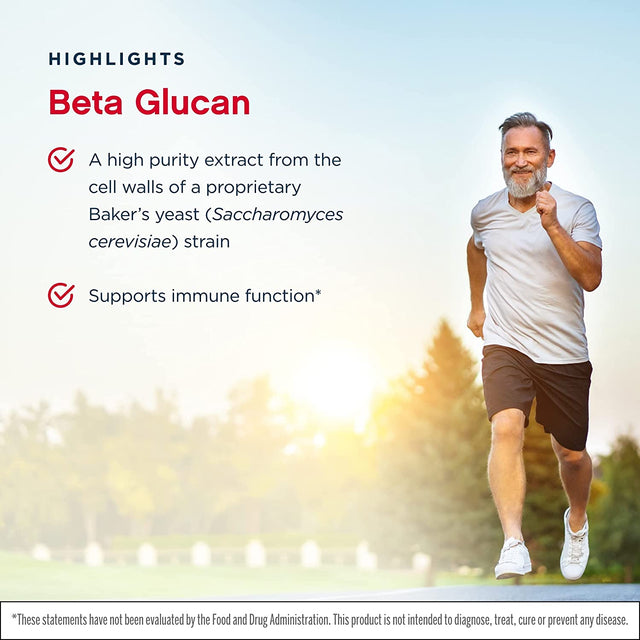 Jarrow Formulas Beta Glucan 250 Mg - 60 Capsules, Pack of 2 - Immune Function Support - High-Purity Extract - Patented Preparation - 120 Total Servings