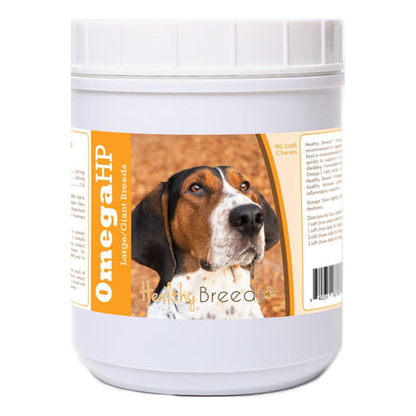 Healthy Breeds Treeing Walker Coonhound Omega HP Fatty Acid Skin and Coat Support Soft Chews