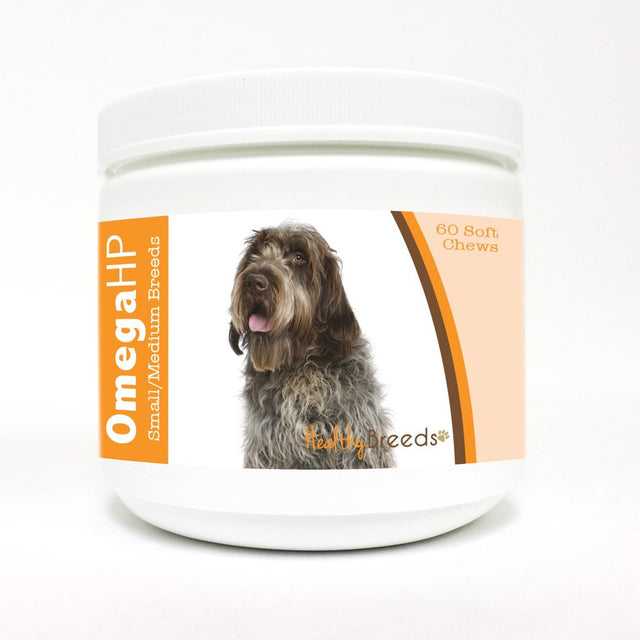 Healthy Breeds Wirehaired Pointing Griffon Omega HP Fatty Acid Skin and Coat Support Soft Chews