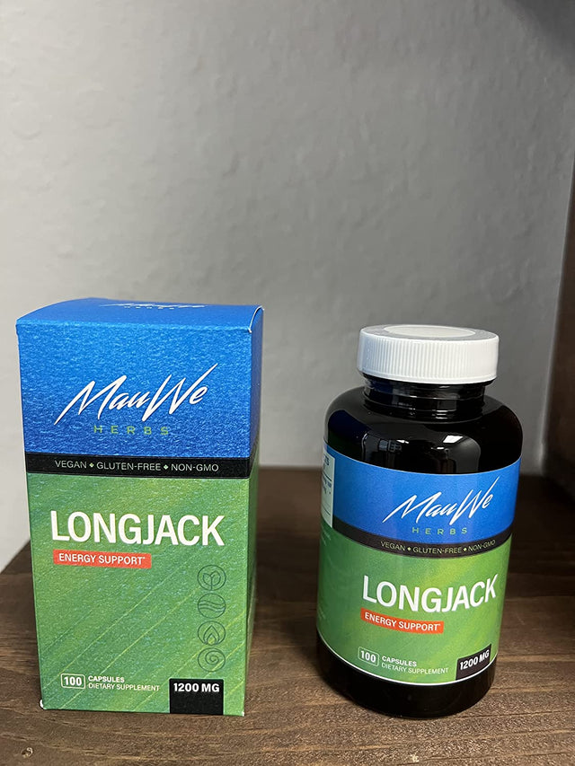 Longjack Herbal Supplement - Natural Tongkat Ali, Eurycoma Longifolia Capsules, 1200Mg per Serving - May Help Support Stable Mood, Liver Health - 100 Caps