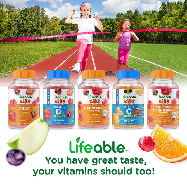 Lifeable Kids Multivitamin - for Girls and Boys - 90 Gummies