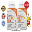 (2 Pack) Impact ACV MAX Pills 1675 MG Stronger than Gummies Advanced Keto Support 120 Capsules