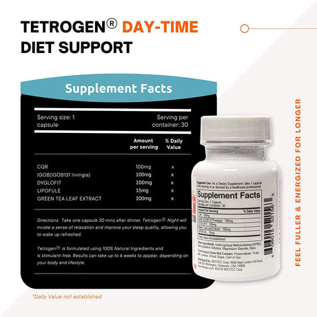 Weight Management That Balances Metabolic Hormones, Shrinks Fat Cells without Jitters, or Harmful Side Effects (Easy-To-Swallow, Veggie, Stimulant & Caffeine Free) (30 Day Supply)